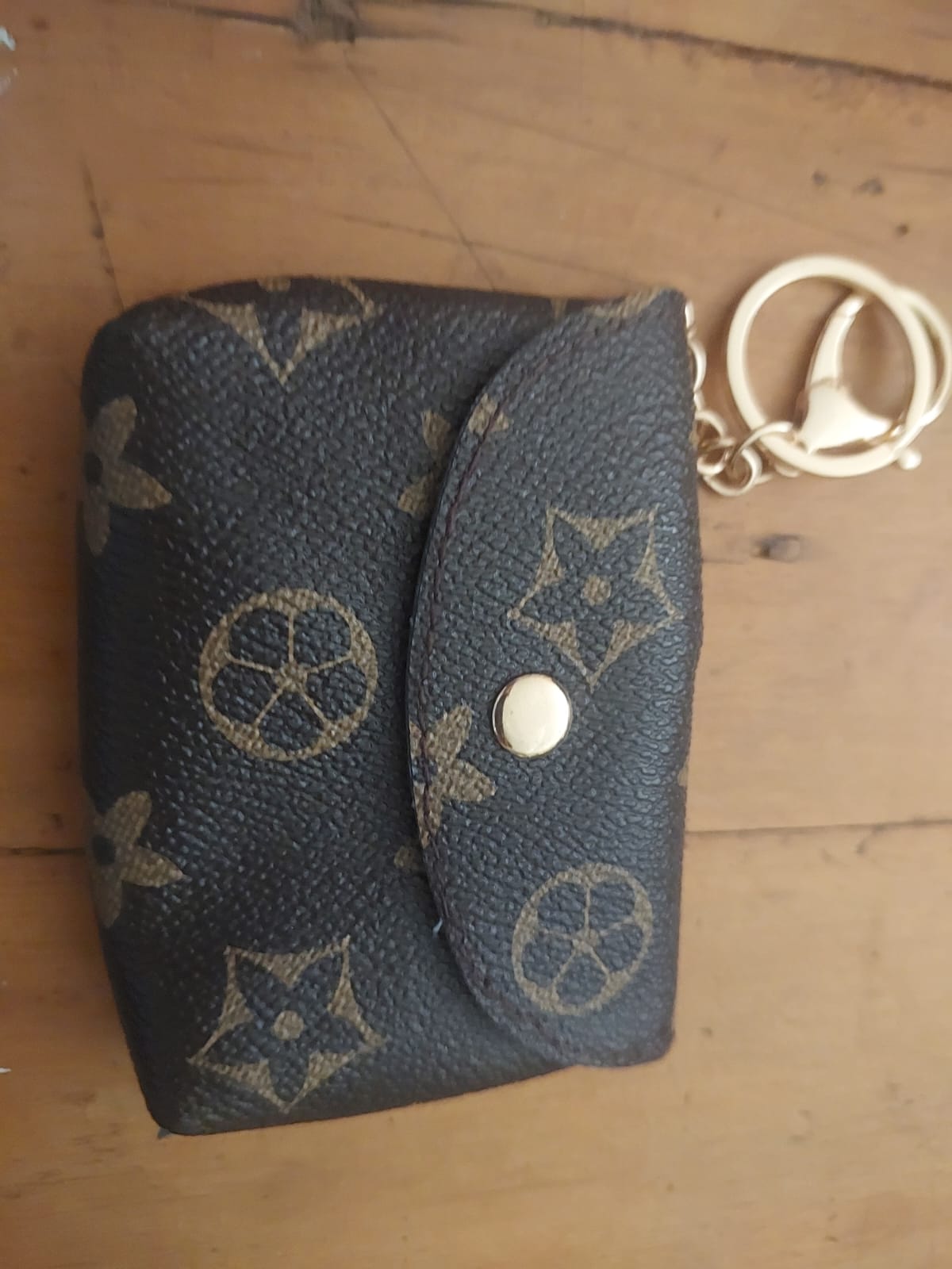 Brown Monogram Key Pouch