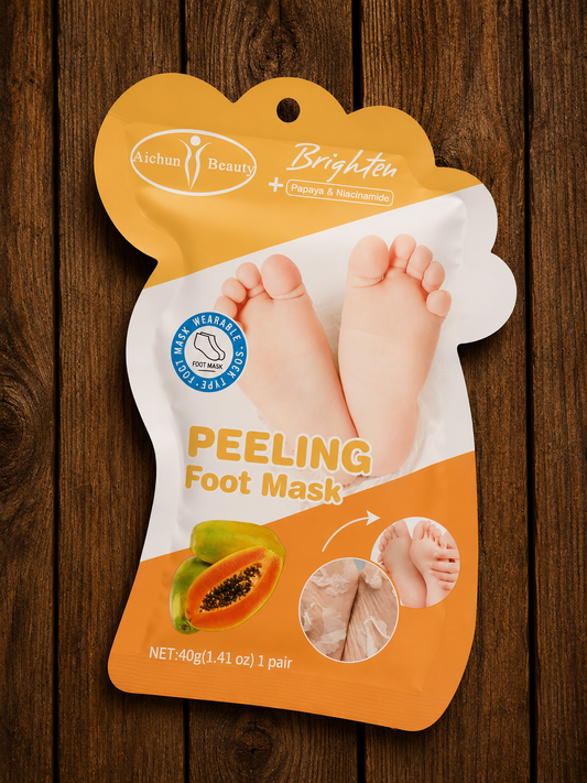 Aichun Beauty Papaya & Niacinamide Brightening Peeling Foot Mask